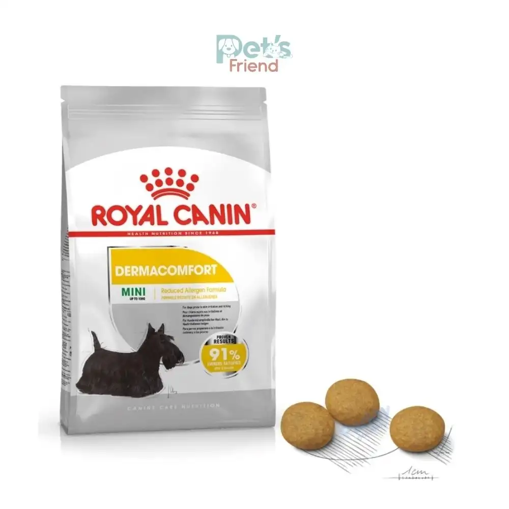 Thức Ăn Hạt Cho Chó Viêm Da Royal Canin Mini Dermacomfort | Pet’s Friend